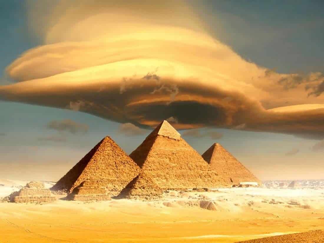 egypten og pyramiderne