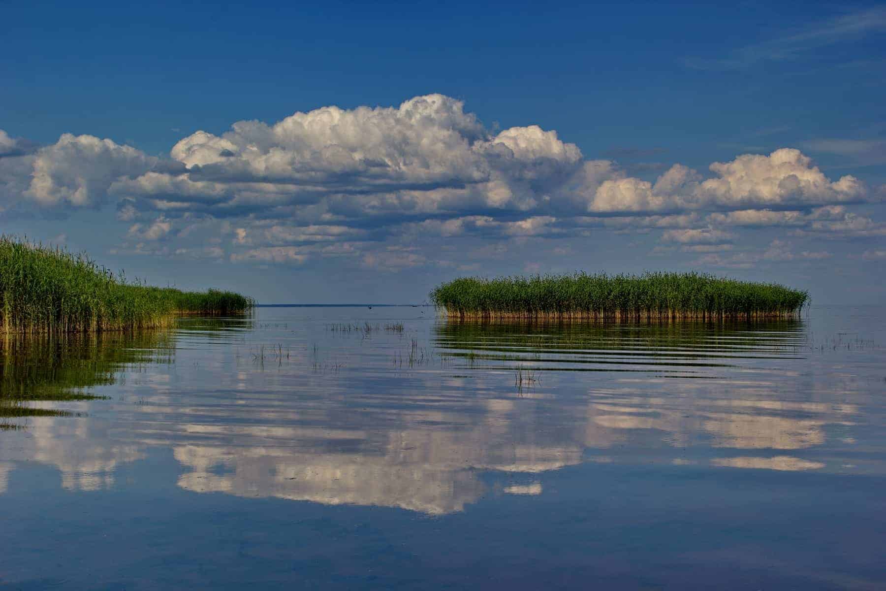 Estonien, Peipsi søen, utrolig smuk og stor sø