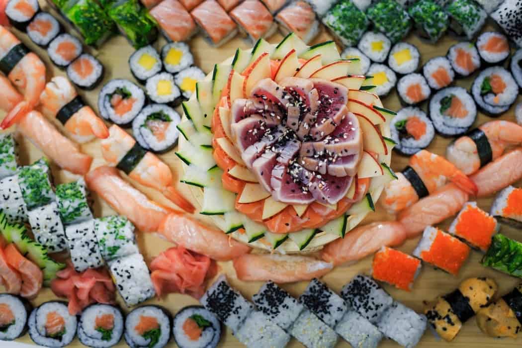 Sushi stort udvalg