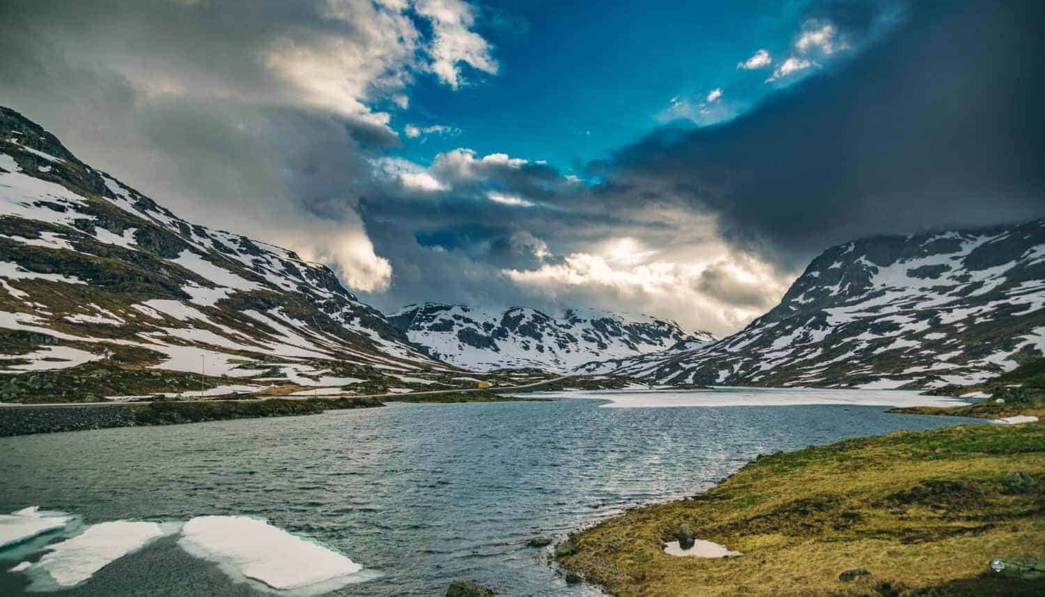 Haukeli-fjellet vestlandet Norge