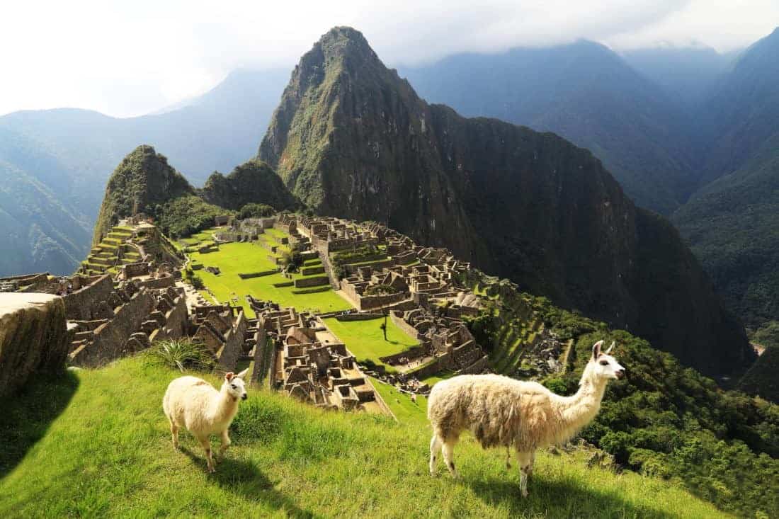Machu Picchu i Peru, Sydamerika har flere bud på verdens syv vidundere