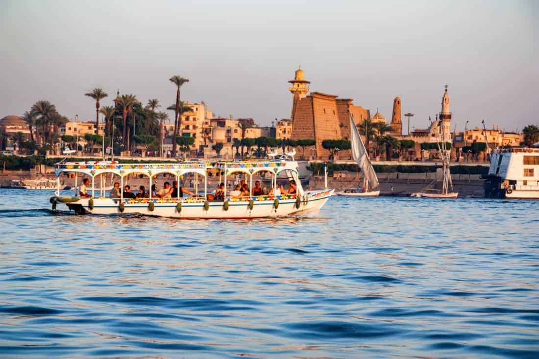 Nilen ved Luxor, en levende flod