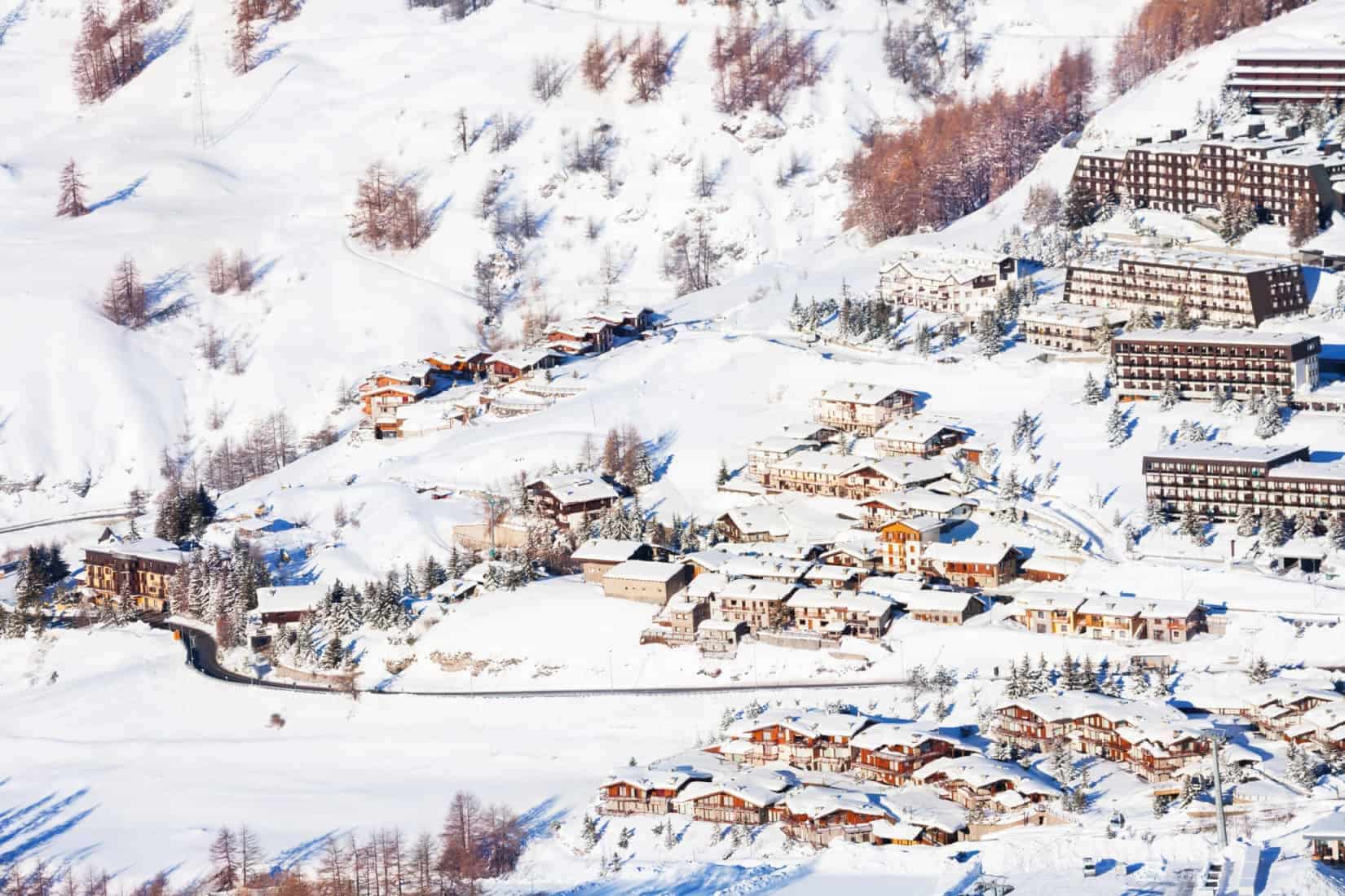 Sestriere village from above