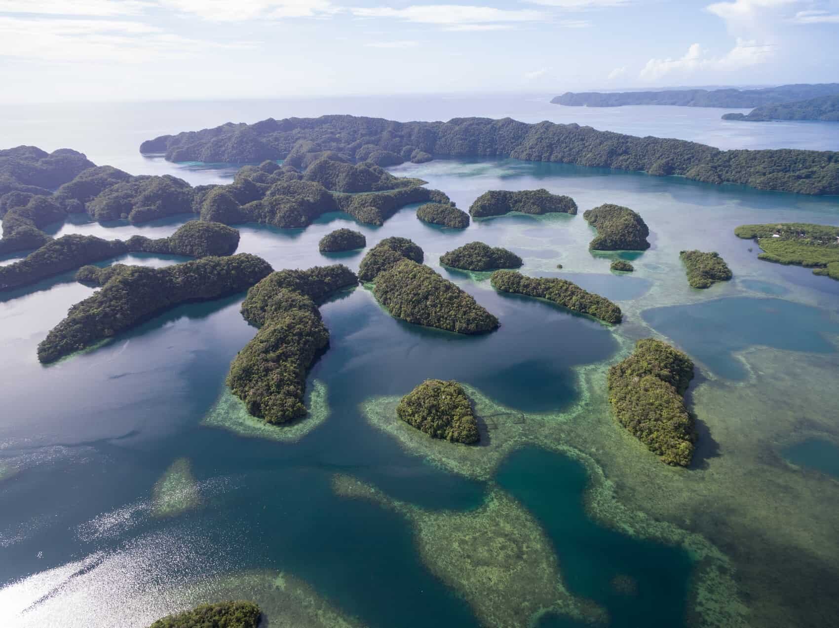 Koror Island in Palau. Archipelago, part of Micronesia Region.