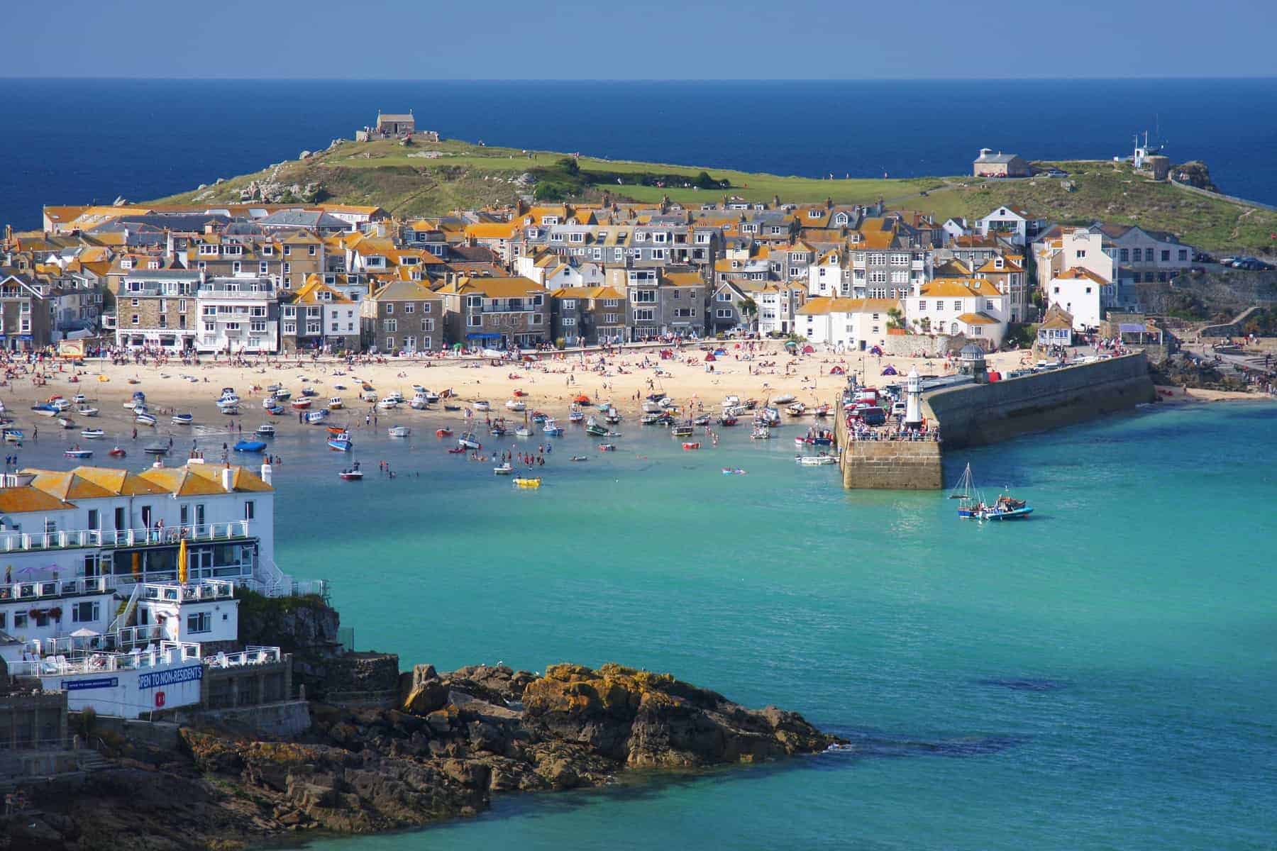 The seaside village of St Ives in Cornwall