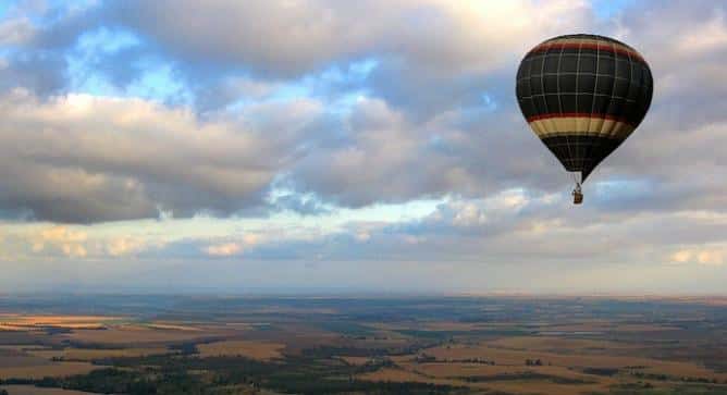 Israel Rize, Hot air balloon