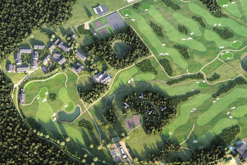 Halcyon-retreat-aerial-view-of-golf-course