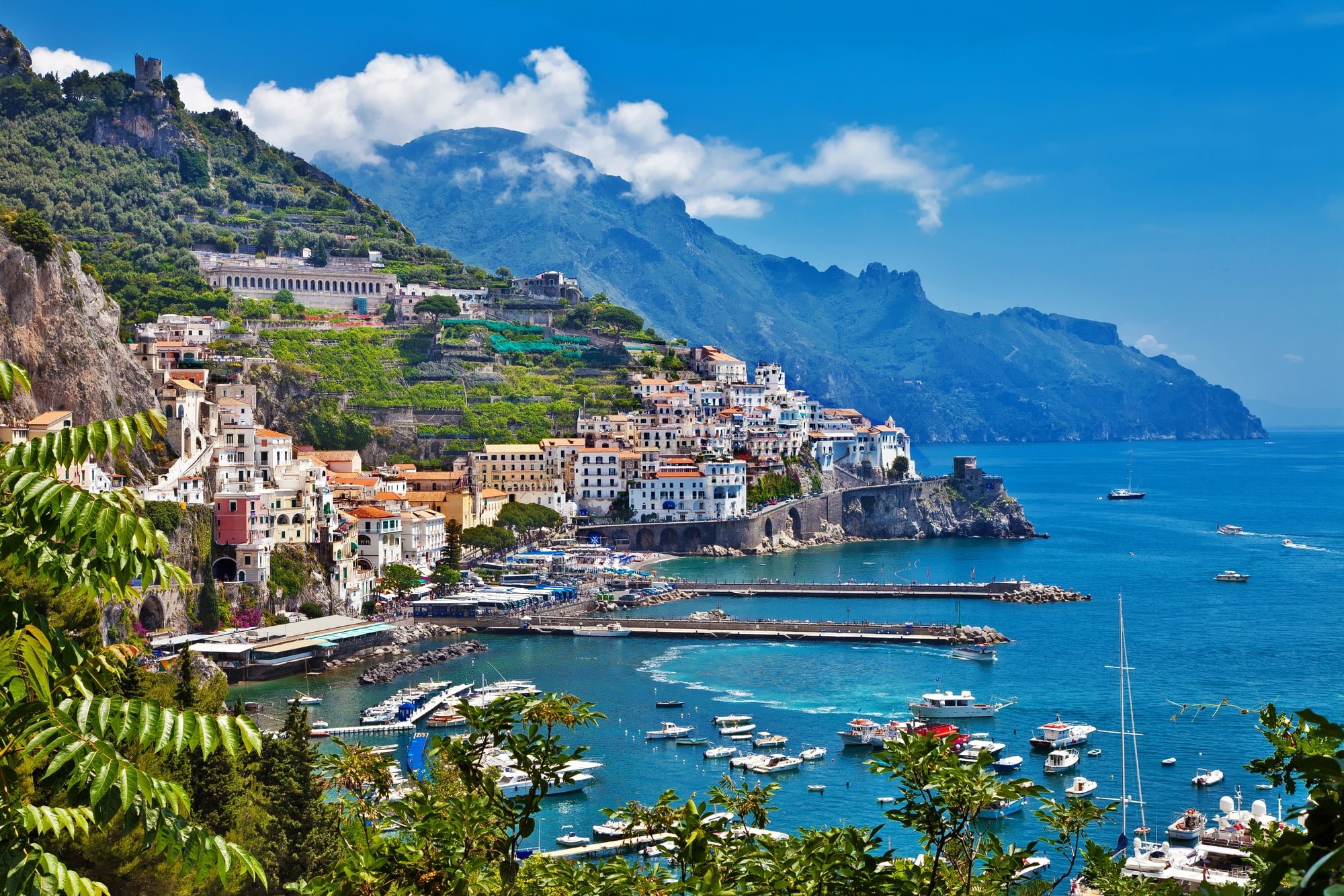 Amalfi kysten i Italien, luksusrejser
