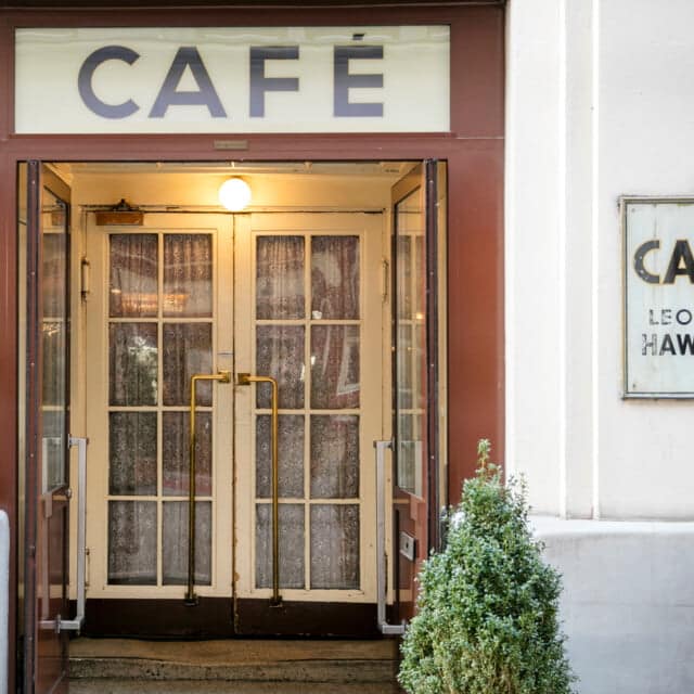 Café Hawelka in Vienna, Austria