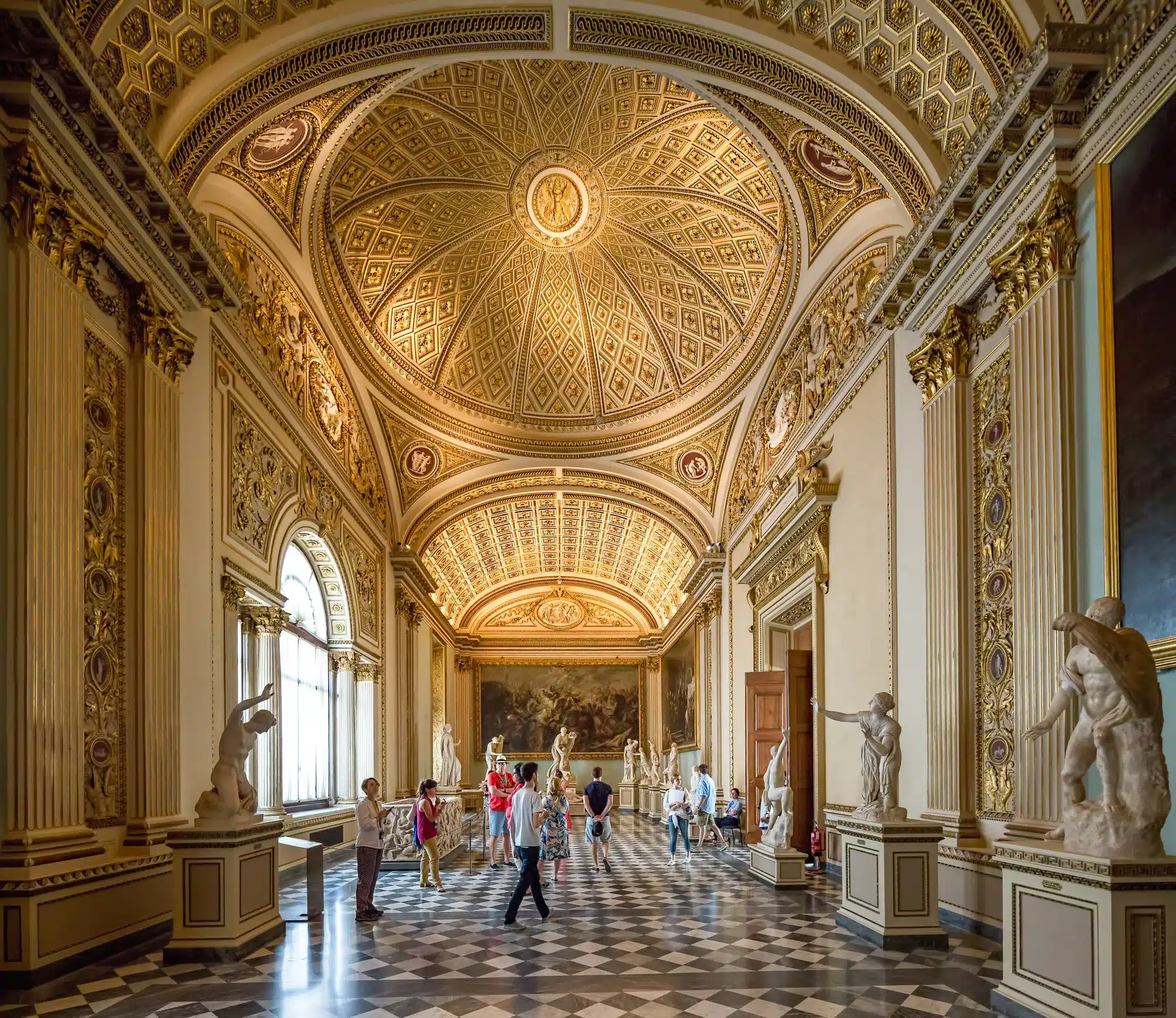 Firenze, Italien, Uffizi Gallery. Uffizi er et af de ældste museer i Europa, beliggende i Firenze, Toscana