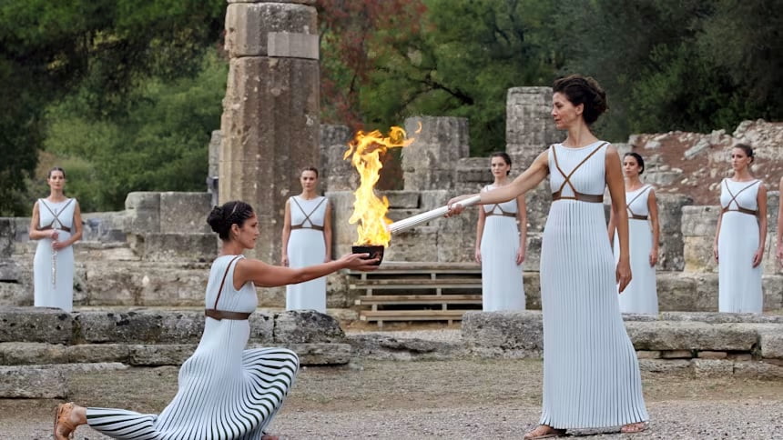 Lighting Ceremony (Picture by Hellenic Olympic Committee / Paris Sarrikostas)