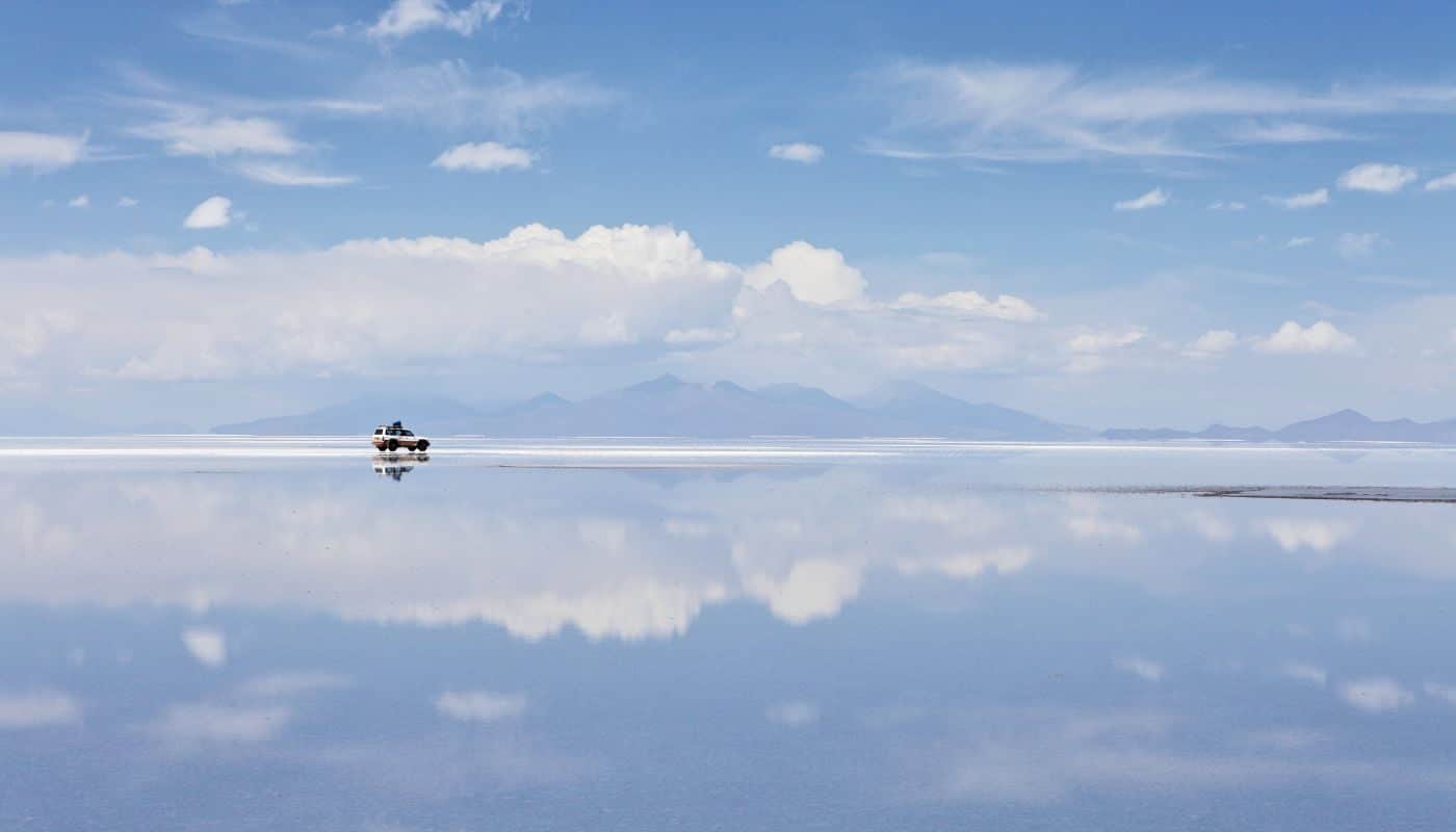 Højsletten i Andesbjergene: derfor hjælper din form dig ikke på Altiplano 3 Salar de Uyuni, saltfladen i Bolivia