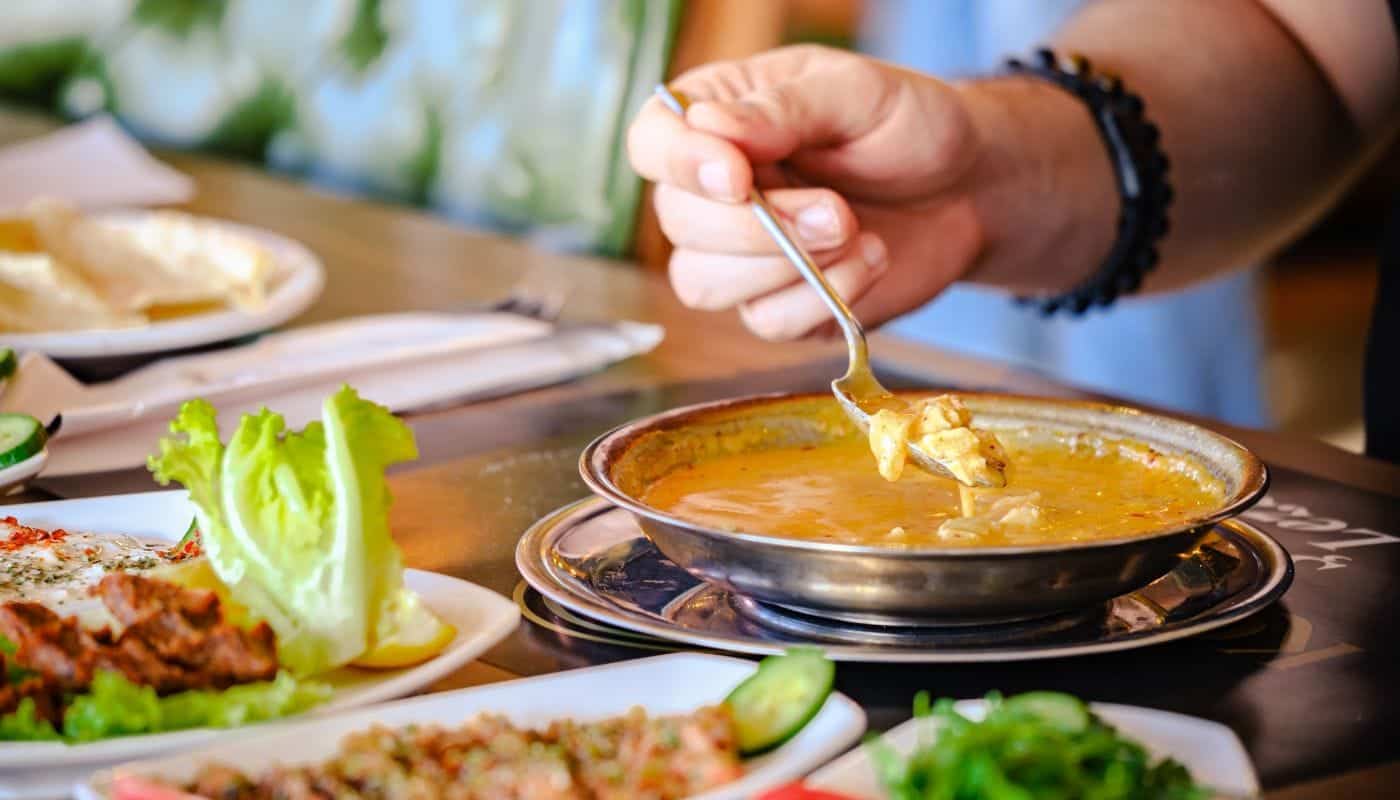 Suppe som en tyrkisk lokal