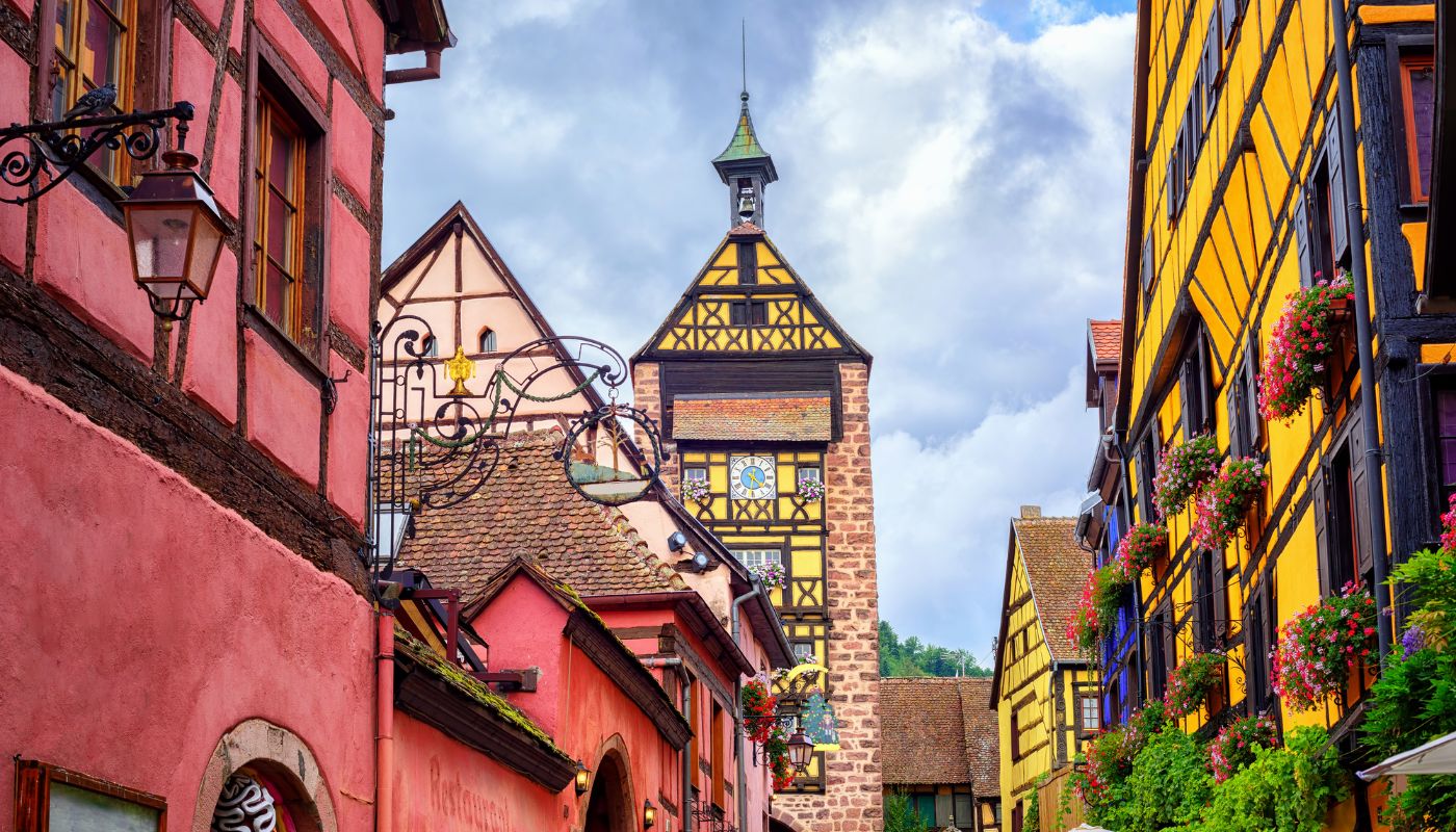 Riquewihr i skønne Alsace, Frankrig